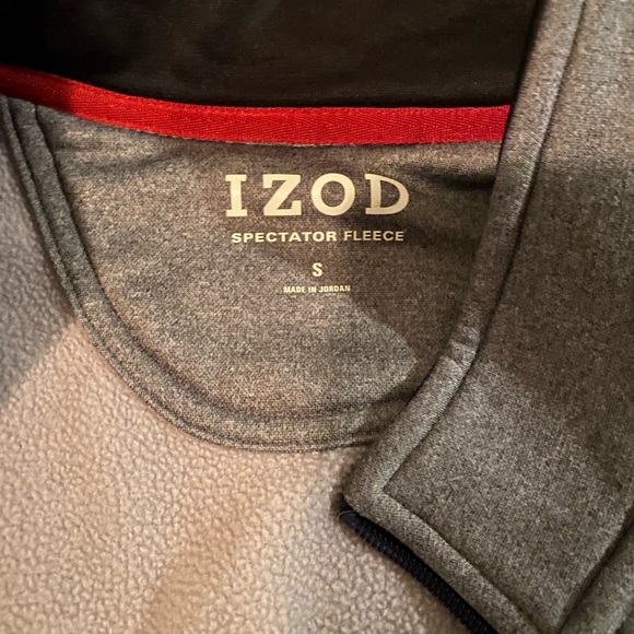 IZOD Spectator Fleece Lightweight Jacket size Small EUC - Picture 2 of 4
